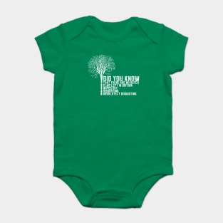 Alan Partridge Dutch Elm Did You Know Quote Baby Bodysuit